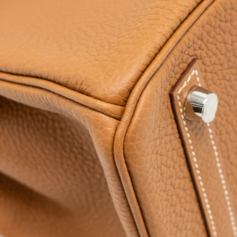 Hermes Birkin 30 Togo Gold SHW Stamp U