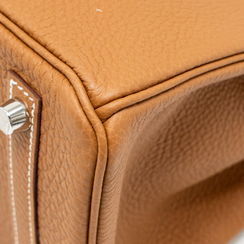Hermes Birkin 30 Togo Gold SHW Stamp U