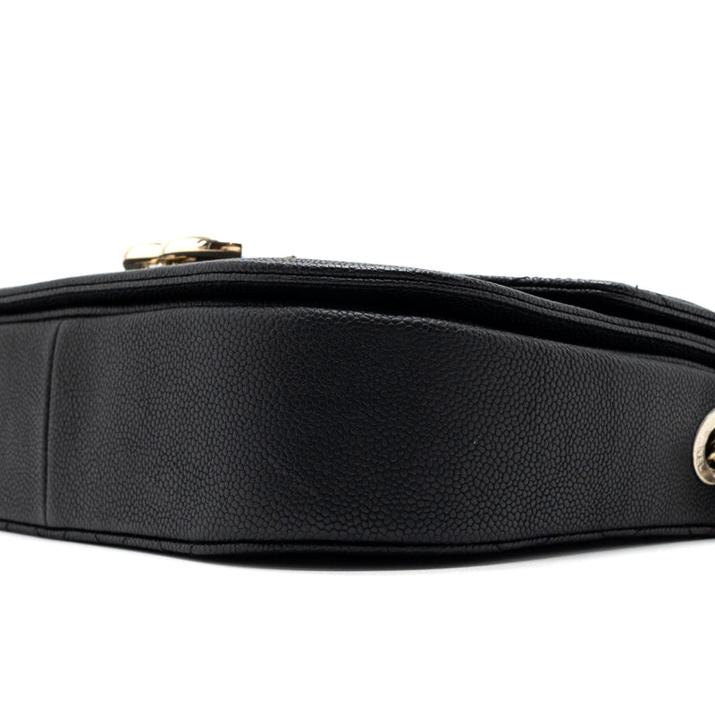 Chanel Flap Bag with handle Caviar Black/Multicolour LGHW