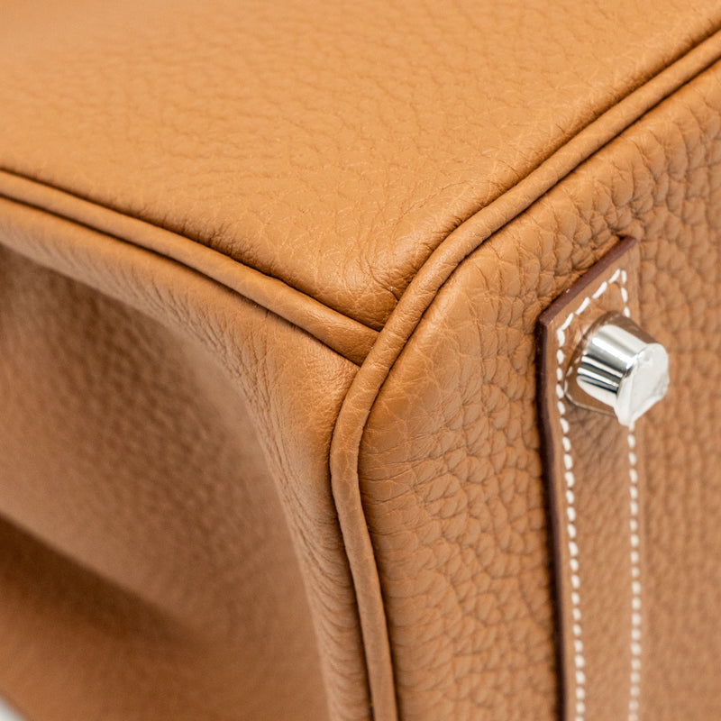 Hermes Birkin 30 Togo Gold SHW Stamp U
