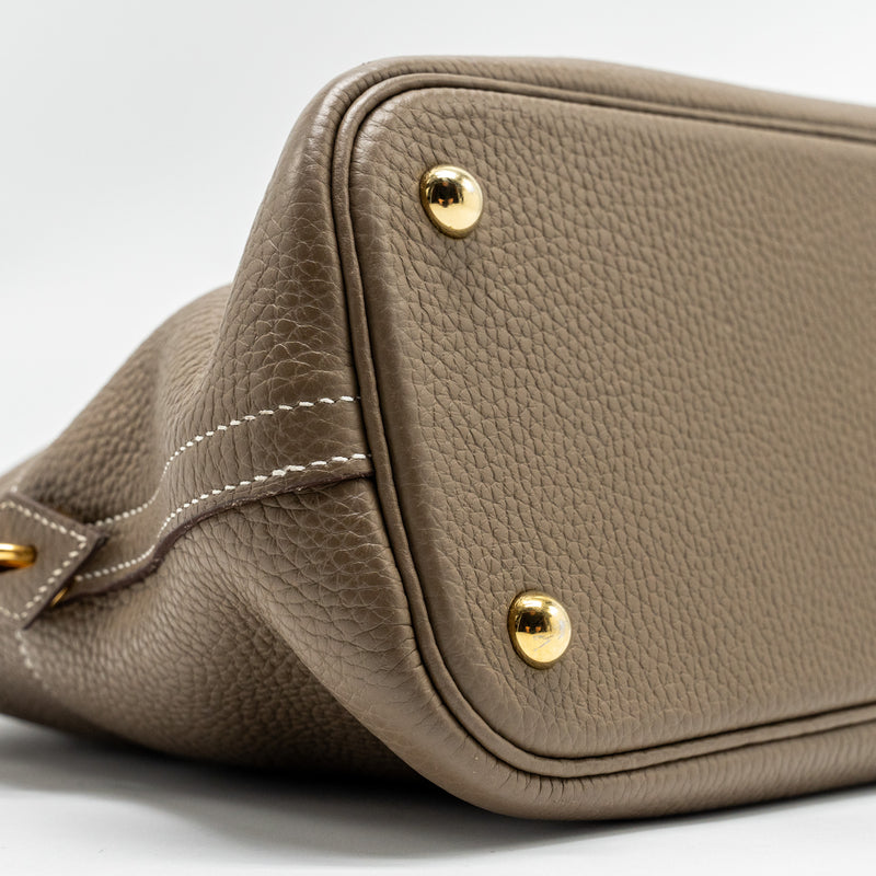 Hermes Bolide 31 Clemence Etoupe GHW Stamp Y