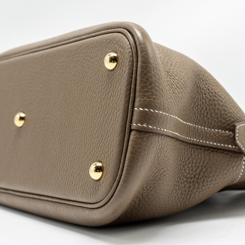 Hermes Bolide 31 Clemence Etoupe GHW Stamp Y