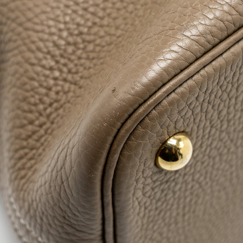 Hermes Bolide 31 Clemence Etoupe GHW Stamp Y