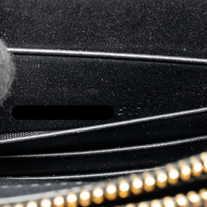 Saint Laurent/YSL Small tassel Kate bag calfskin black GHW