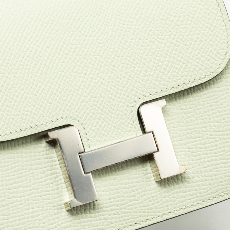 Hermes Constance Slim Epsom Vert Fizz SHW Stamp U