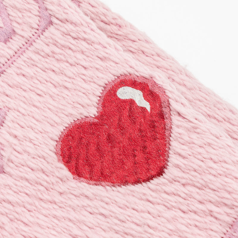 Louis Vuitton scarf wool /silk pink with limited print