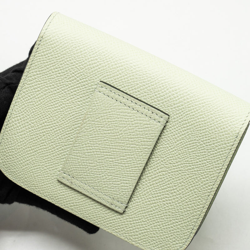 Hermes Constance Slim Epsom Vert Fizz SHW Stamp U