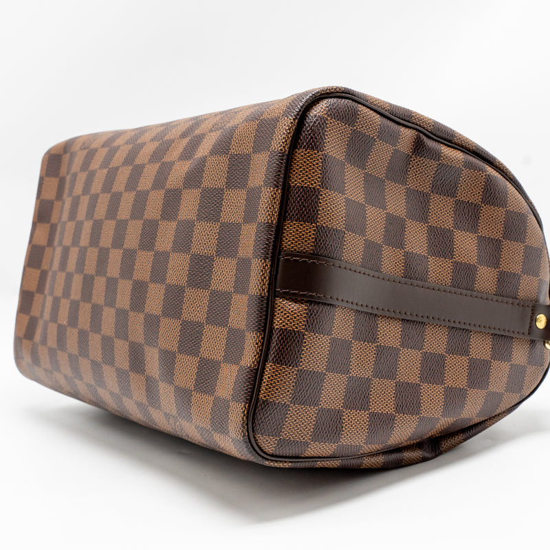 Louis Vuitton Speedy Bandouliere 30 Damier Ebene Canvas GHW