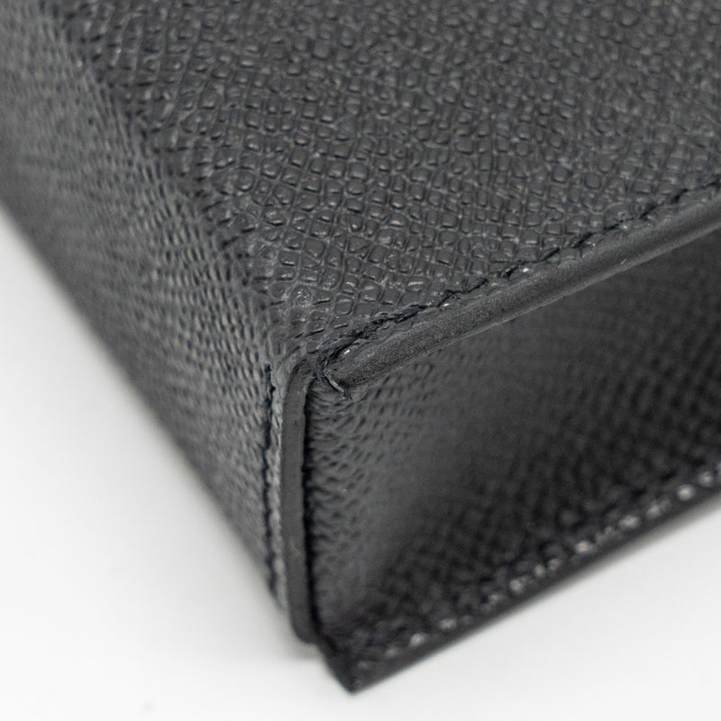 Hermes Hermesnap Epsom Black SHW Stamp W