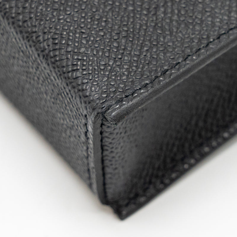 Hermes Hermesnap Epsom Black SHW Stamp W