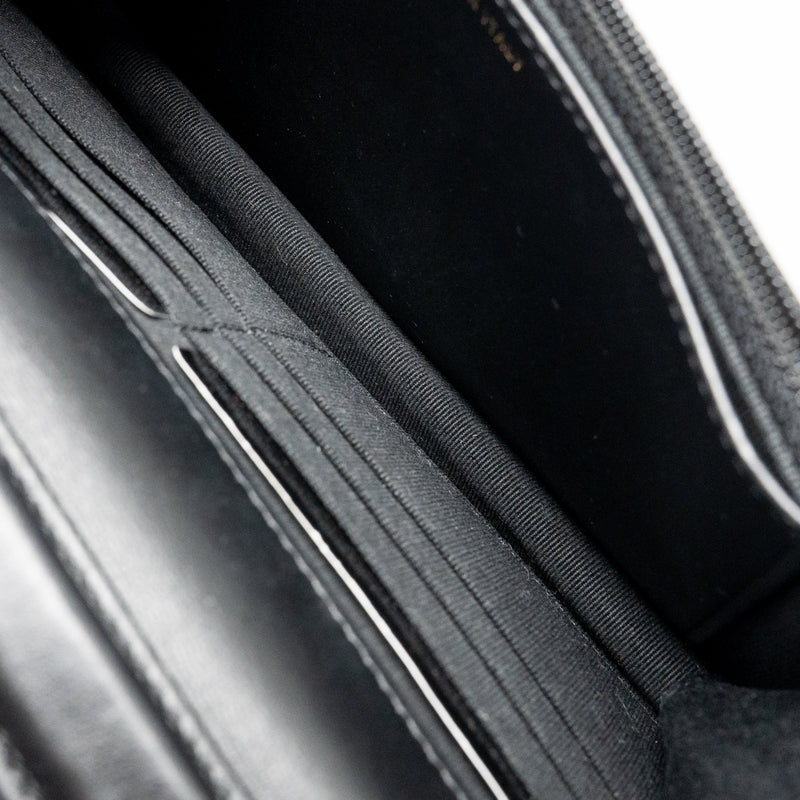 Chanel Boy Wallet on Chain Caviar Black GHW (Microchip)