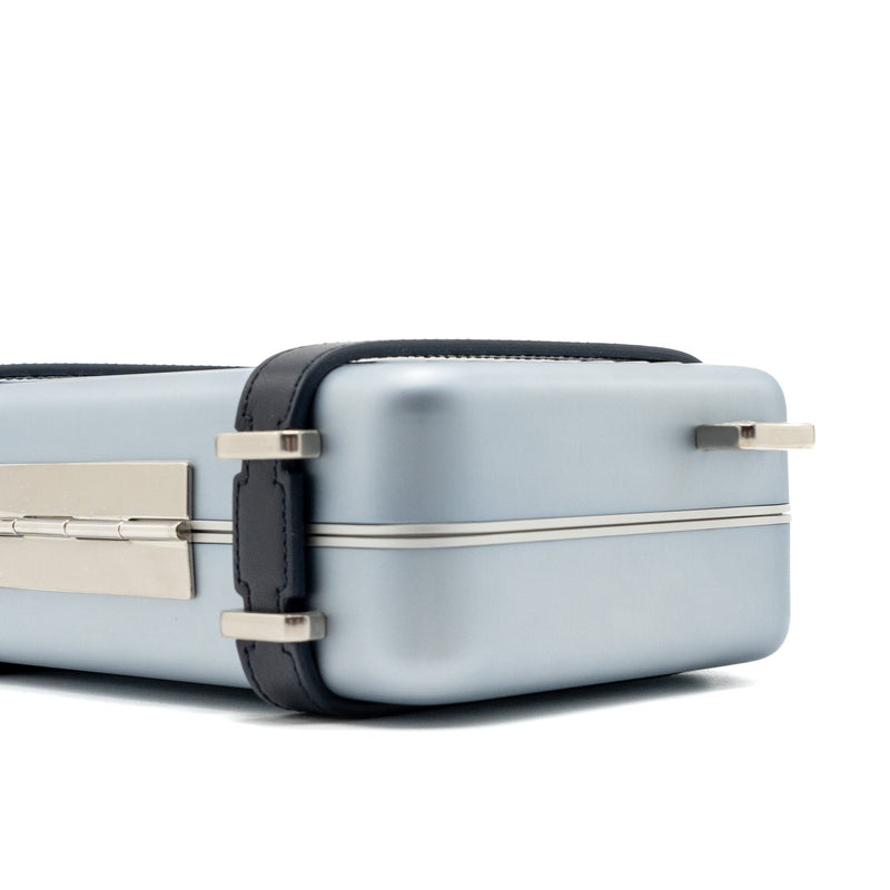 Dior X Rimowa clutch trunk bag aluminium / calfskin silver / black SHW