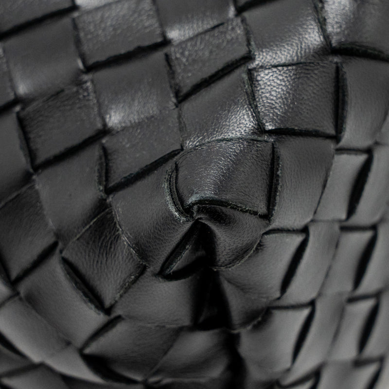 Bottega Veneta Small Andiamo Bag Lambskin Black GHW