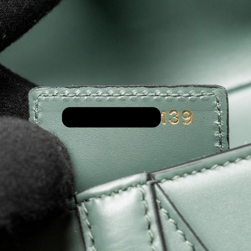 Dior Medium Saddle Bag Calfskin Dark Green GHW