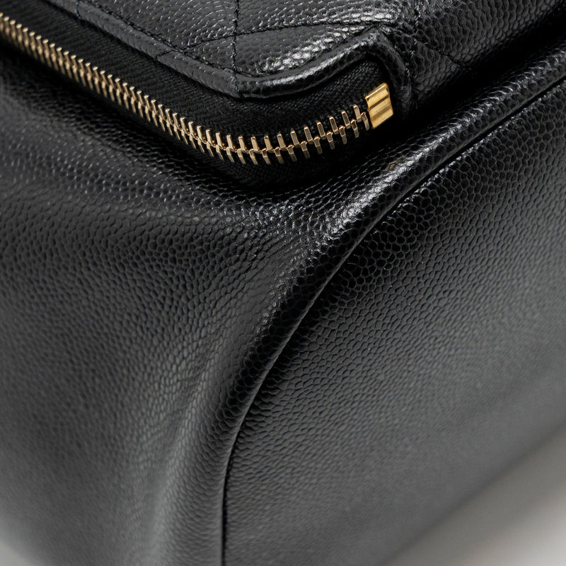 Chanel Affinity Backpack Caviar Black LGHW (Microchip)