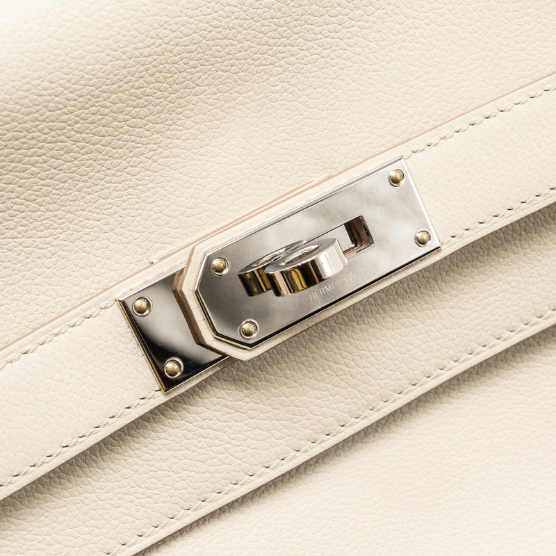 Hermes Kelly Messenger PM Bag Evercolor Beton SHW stamp B