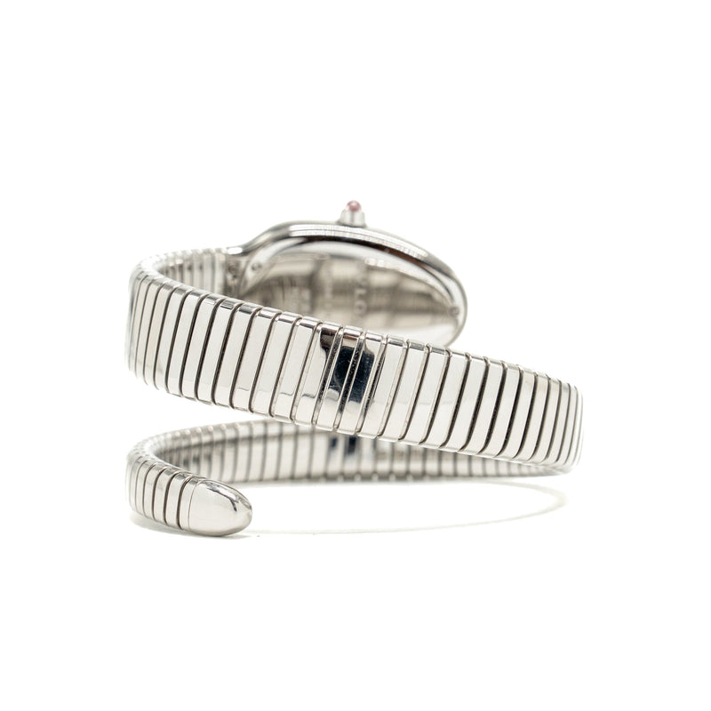 Bvlgari Size L 1 Loops Serpenti tubogas watch stainless steel with dia