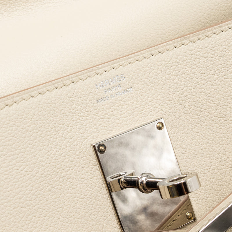 Hermes Kelly Messenger PM Bag Evercolor Beton SHW stamp B