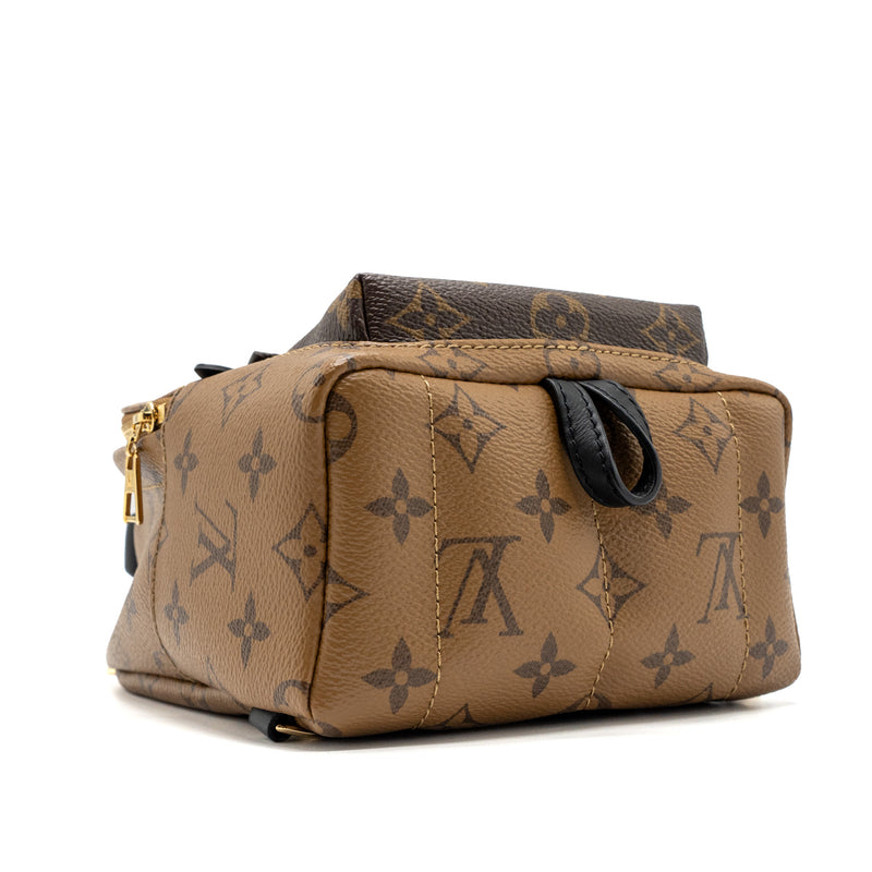 Louis Vuitton Palm Spring Mini Backpack Reverse Monogram Canvas GHW