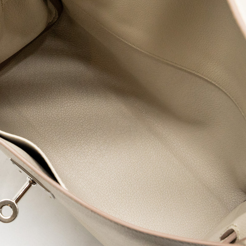 Hermes Kelly Messenger PM Bag Evercolor Beton SHW stamp B