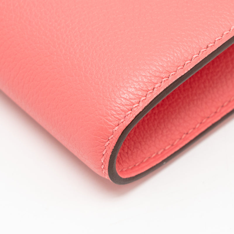 Hermes Constance to Go Evercolor 8W Rose Azalee SHW Stamp Z