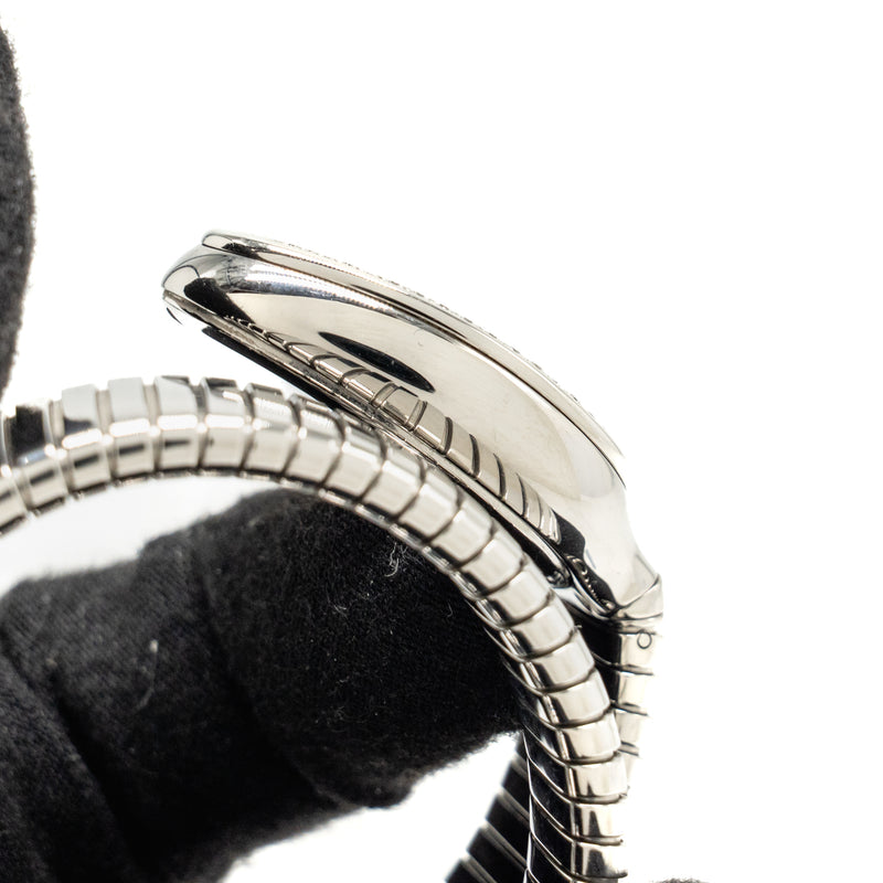 Bvlgari Size L 1 Loops Serpenti tubogas watch stainless steel with dia