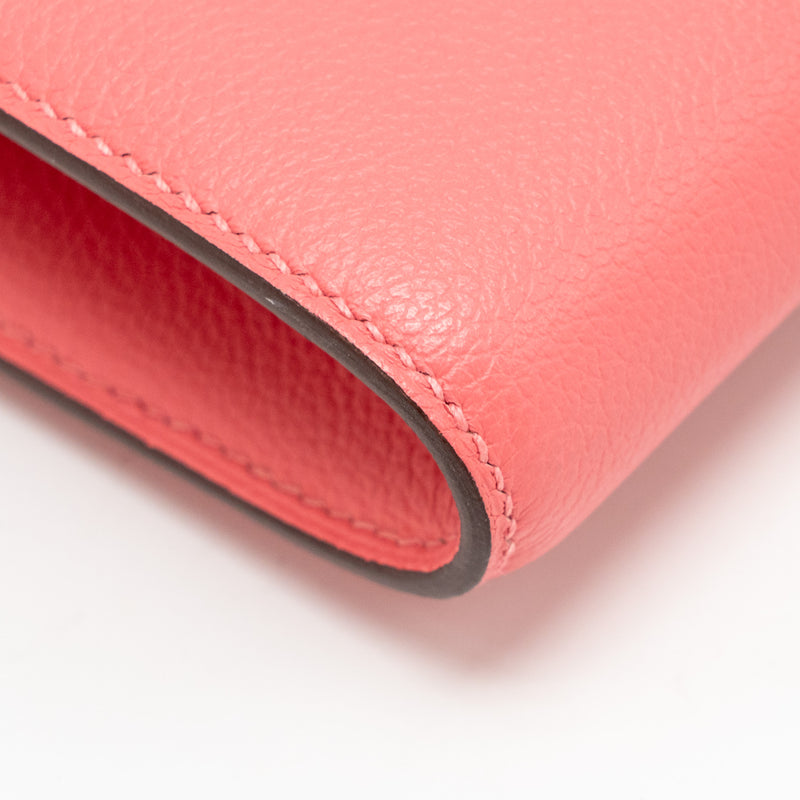 Hermes Constance to Go Evercolor 8W Rose Azalee SHW Stamp Z