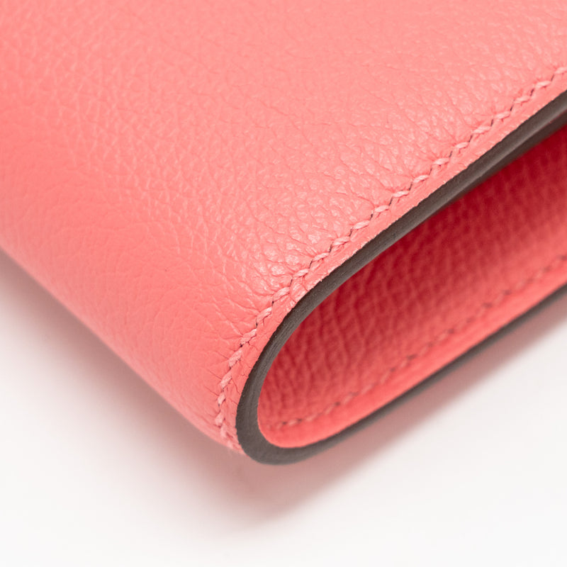Hermes Constance to Go Evercolor 8W Rose Azalee SHW Stamp Z