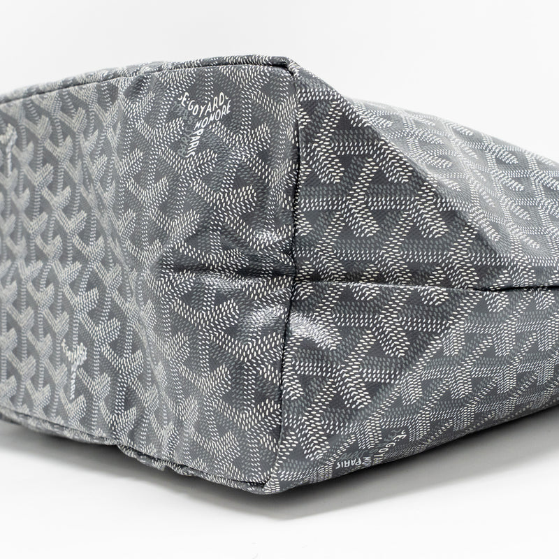 Goyard Saint Louis PM tote goyardline canvas grey SHW