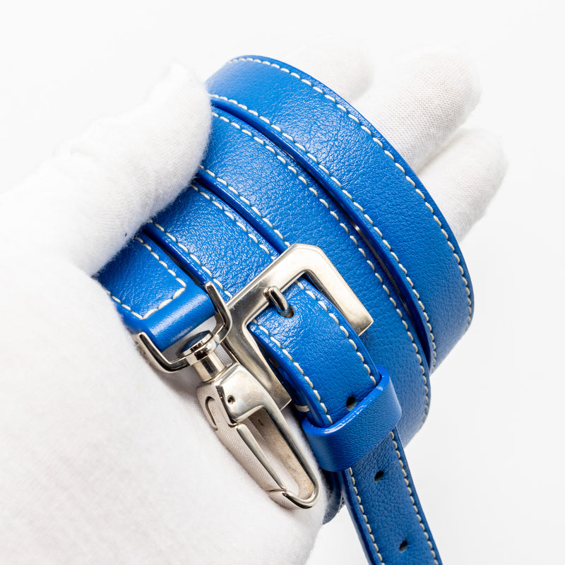 Goyard Voltaire smile tote Goyardine Canvas /calfskin blue/multicolour SHW