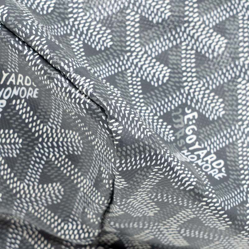 Goyard Saint Louis PM tote goyardline canvas grey SHW