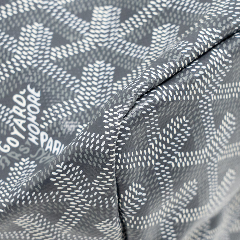 Goyard Saint Louis PM tote goyardline canvas grey SHW