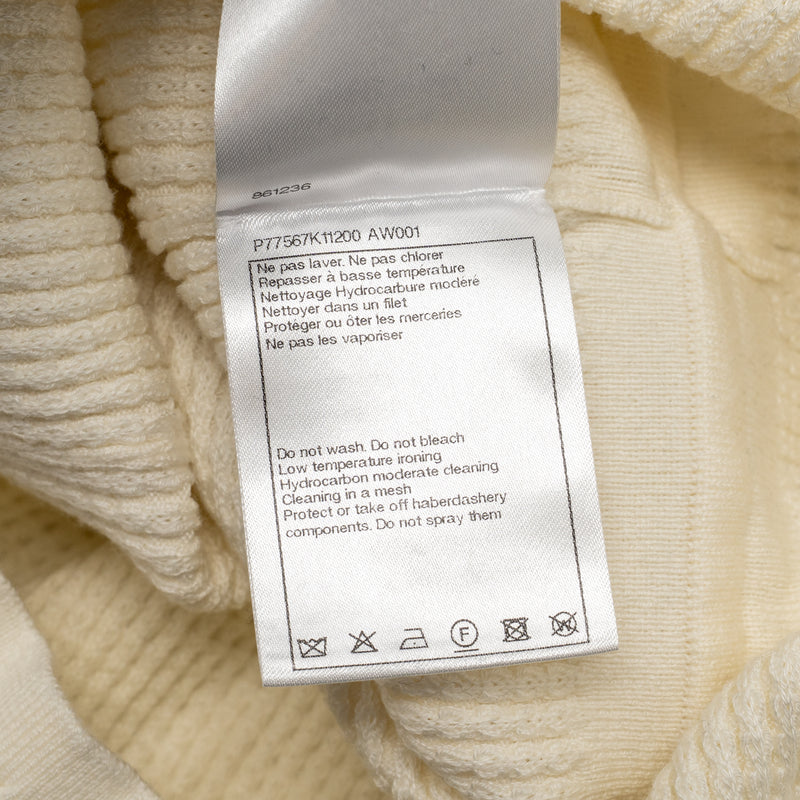 Chanel Size 36 Knit Tank Dress Cotton/Polyamide White