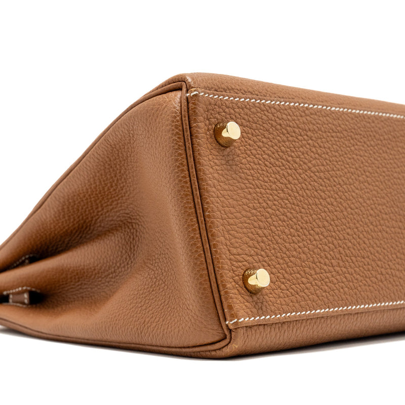 Hermes Kelly 28 Togo Gold GHW Stamp Y