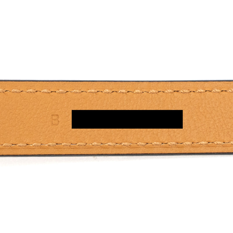 Hermes Size 75 Pop H 15 Belt Epsom Gold RGHW Stamp B