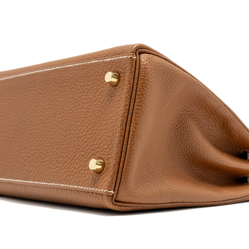 Hermes Kelly 28 Togo Gold GHW Stamp Y