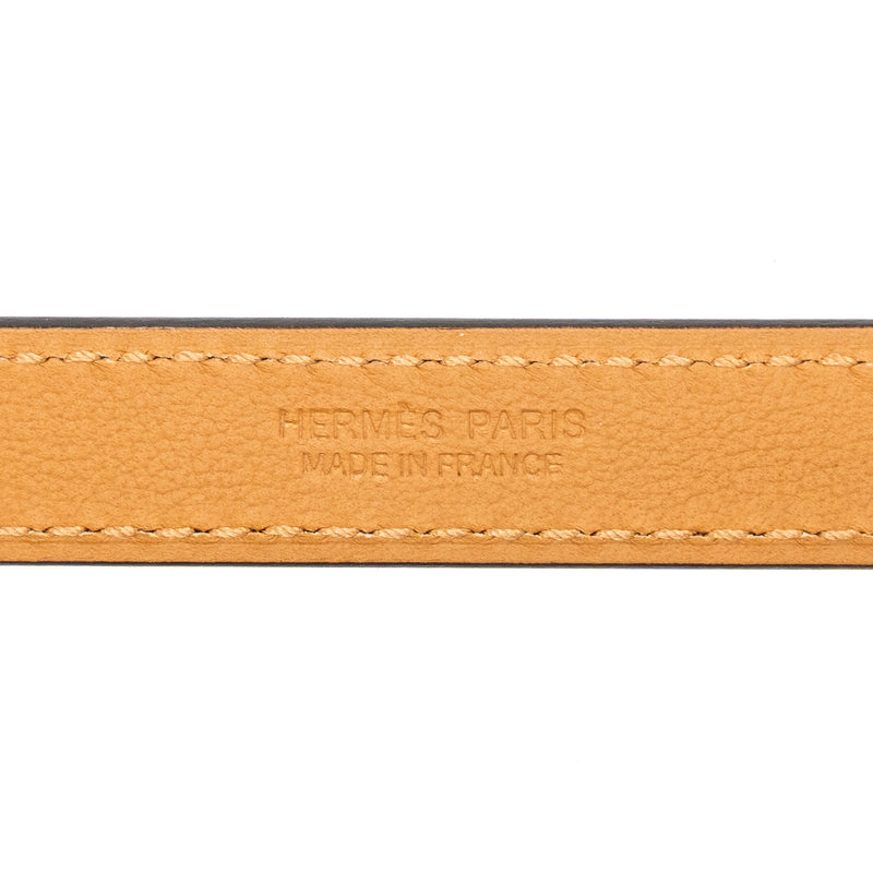 Hermes Size 75 Pop H 15 Belt Epsom Gold RGHW Stamp B