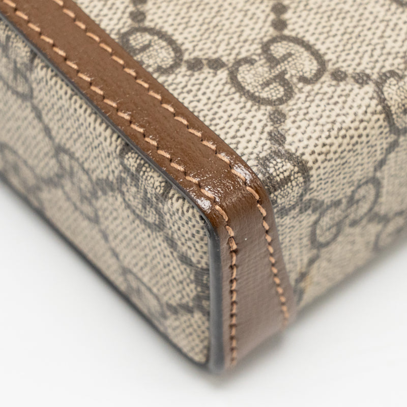 Gucci Horsebit 1955 Mini Bag GG Supreme Canvas Brown/Multicoloured GHW