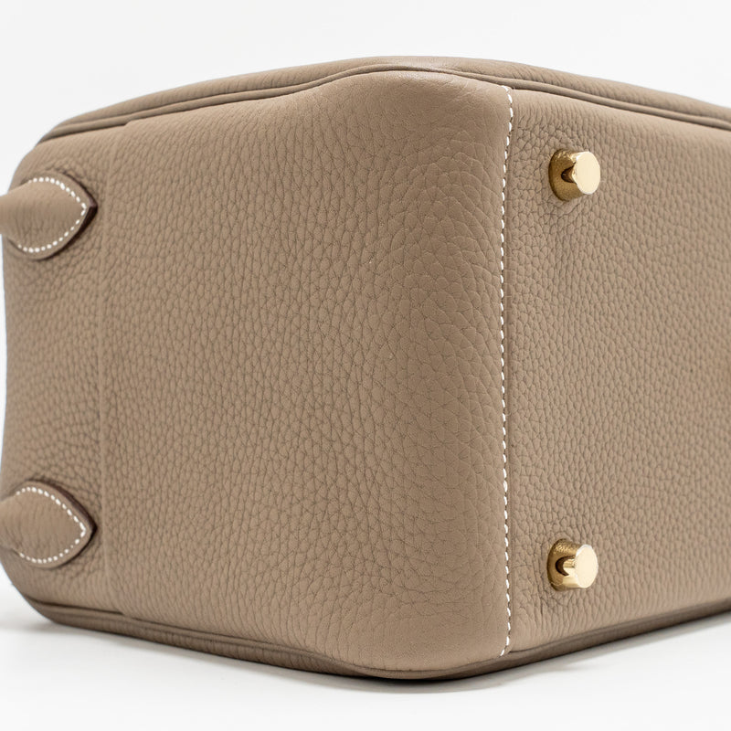 Hermes Lindy 26 Clemence Etoupe GHW Stamp K