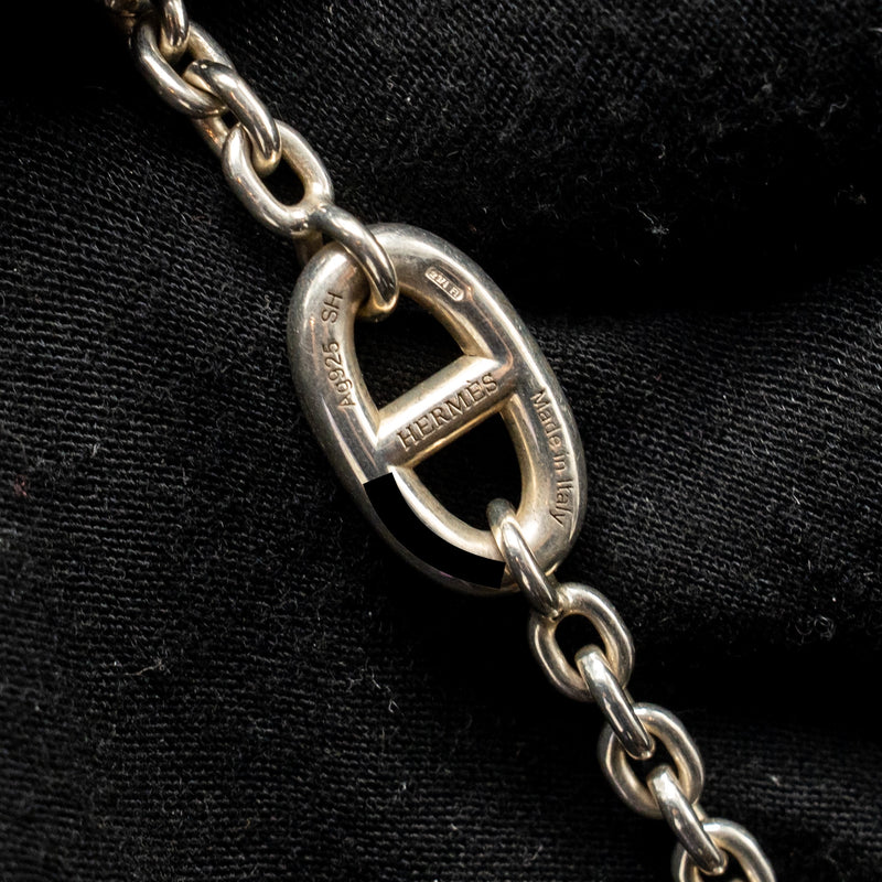 Hermes size SH farandole bracelet sterling silver