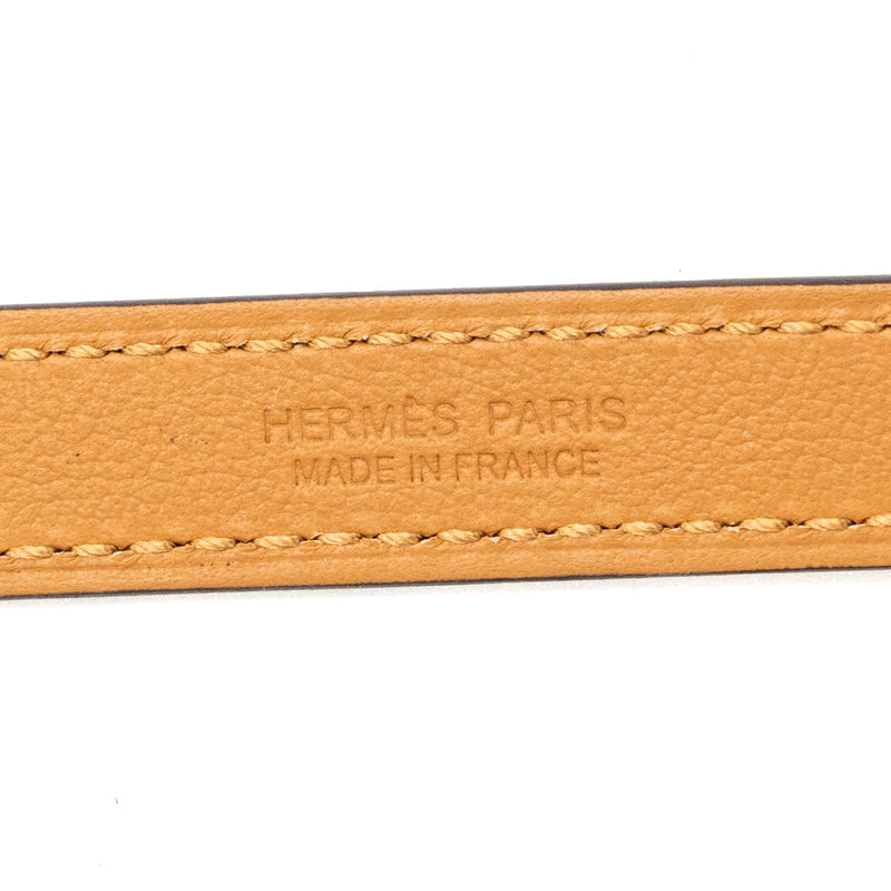 Hermes Size 85 Pop H 15 Belt Epsom Craie RGHW Stamp U
