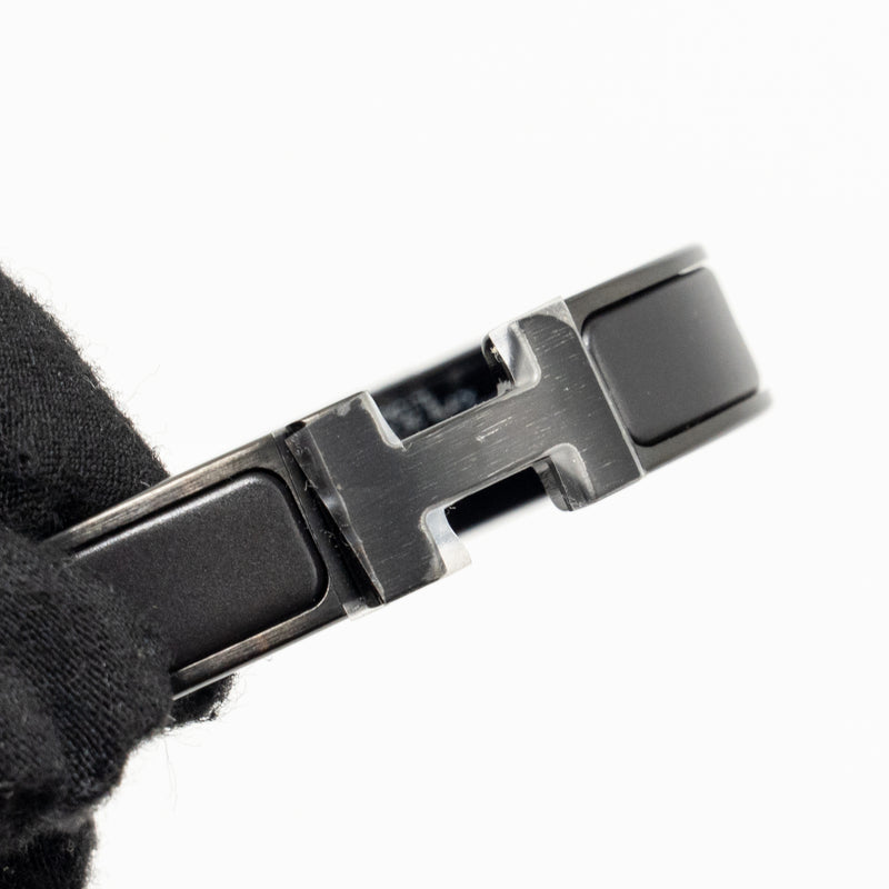 Hermes Size T5 Clic HH Bracelet So Black