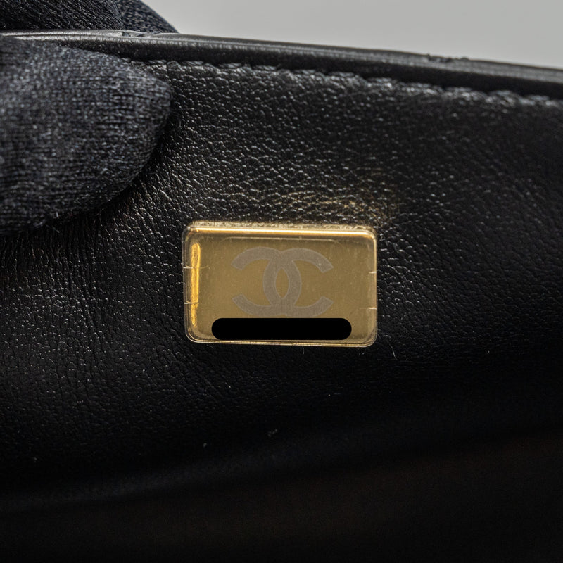 Chanel Mini 2.55 Reissue Flap Bag Aged Calfskin Black Brushed GHW (Microchip)