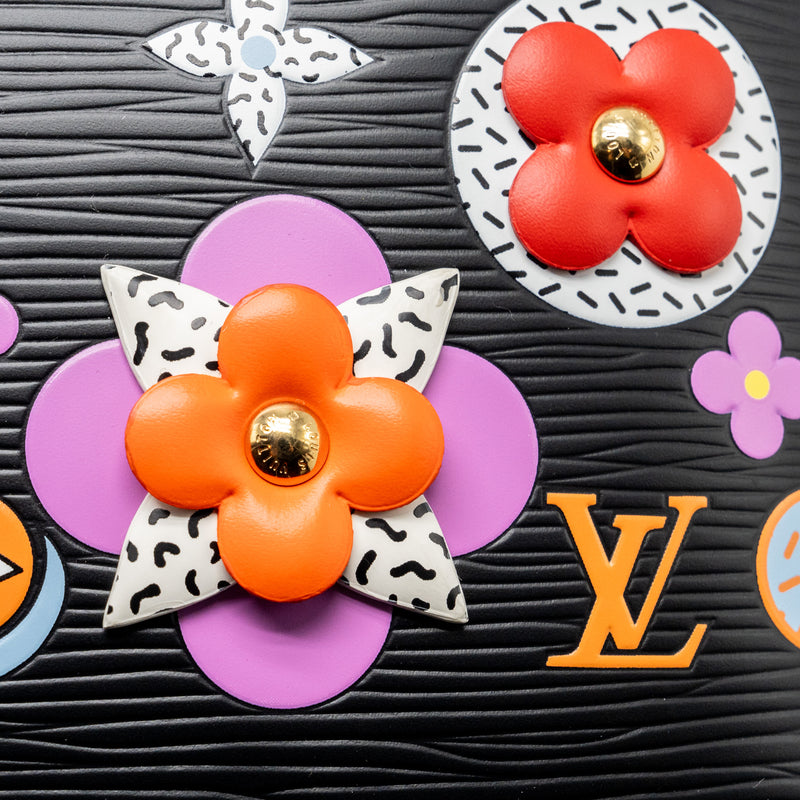 Louis Vuitton Alma BB Blooming Flowers Limited Edition EPI Black/Multicolour GHW