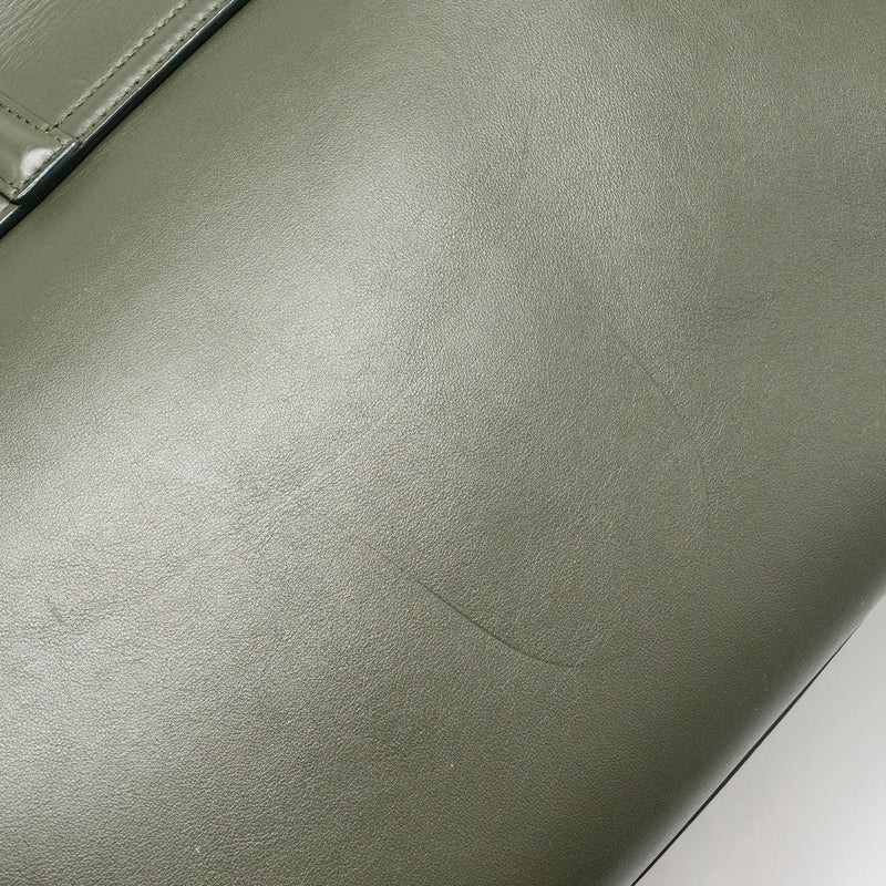 Celine Large Soft 16 Bag Smooth Calfskin Dark Green GHW