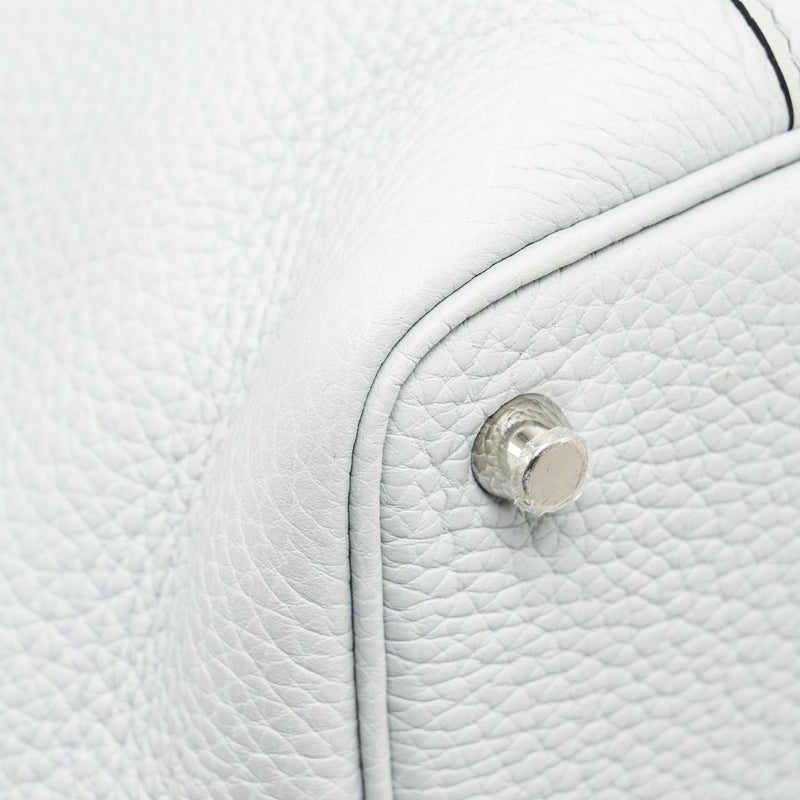 Hermes Picotin 18 Lock Bag Clemence Blue Pale SHW Stamp B