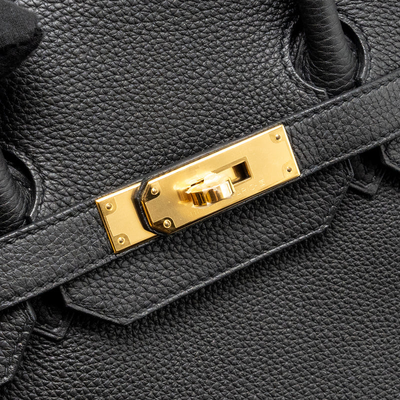 Hermes Birkin 35 Togo Black GHW Stamp D