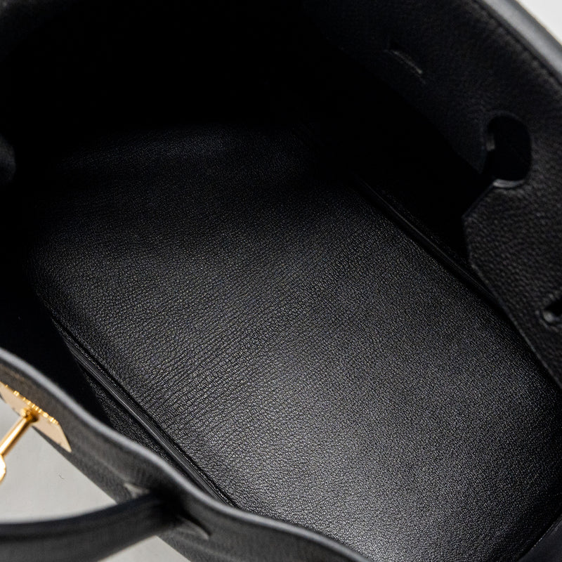 Hermes Birkin 35 Togo Black GHW Stamp D