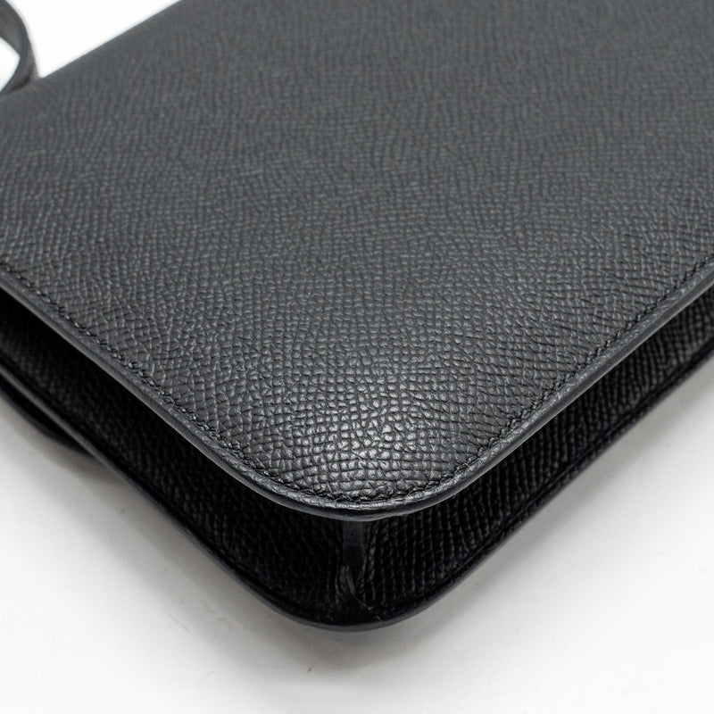 Hermes Constance Elan Epsom Black GHW Stamp W
