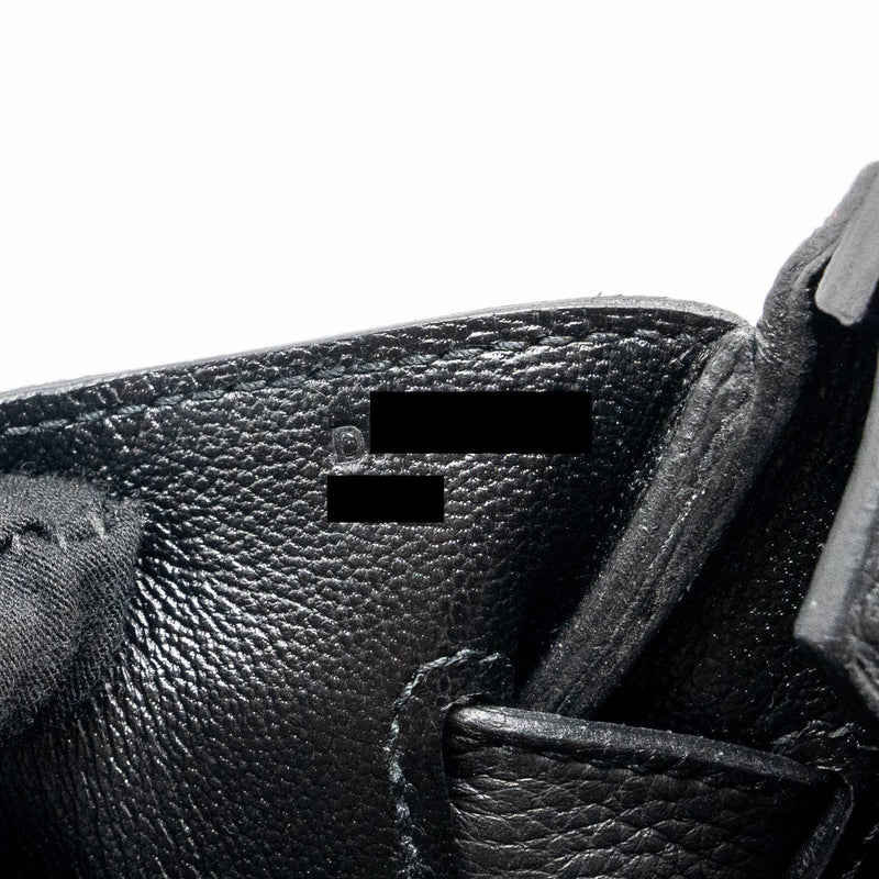 Hermes Birkin 35 Togo Black GHW Stamp D